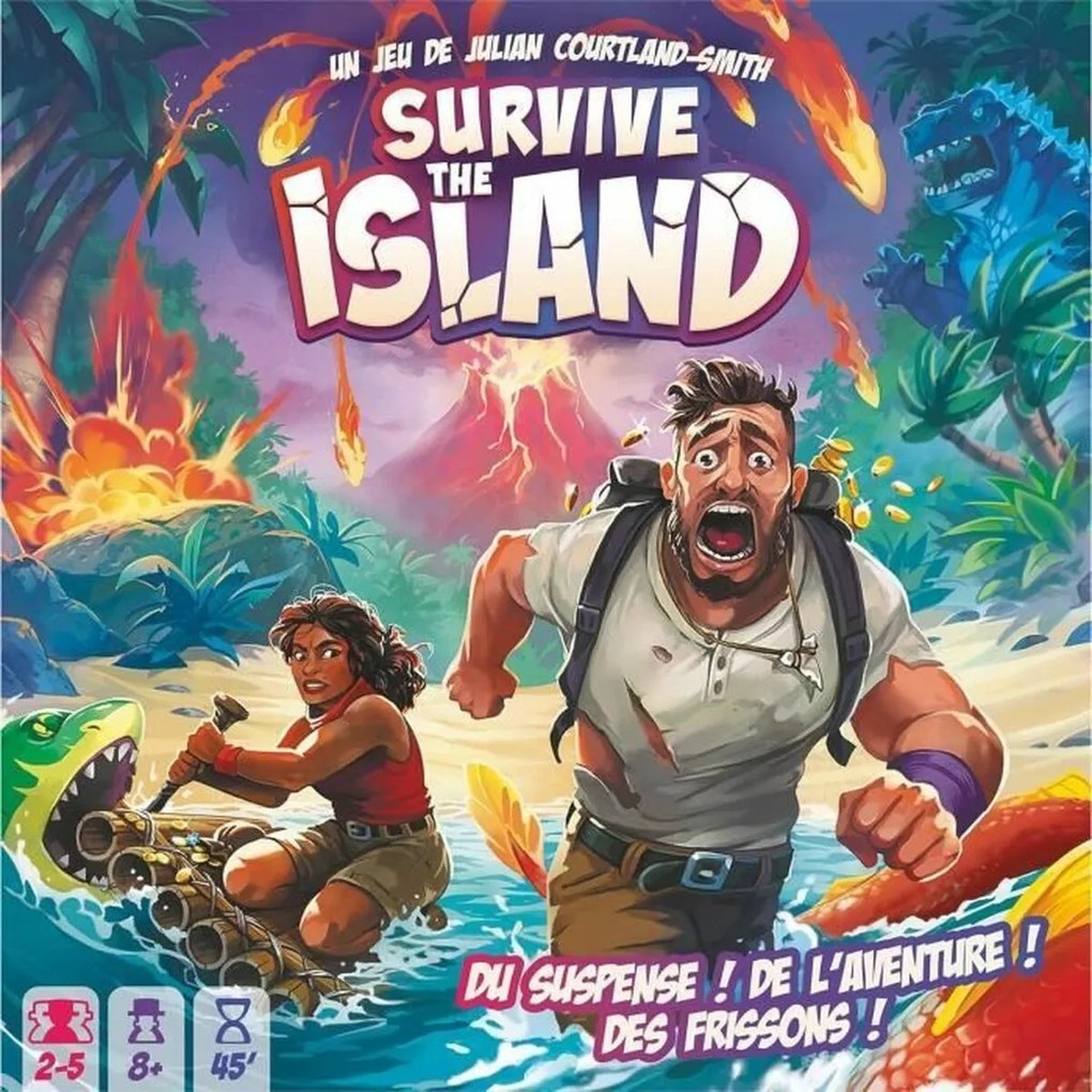 Επιτραπέζιο Παιχνίδι Asmodee Survive The Island