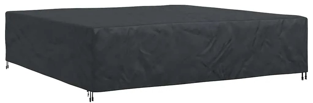 vidaXL Κάλυμμα επίπλων Μονόχρωμο Μαύρο 300 x 300 x 70 cm 600D