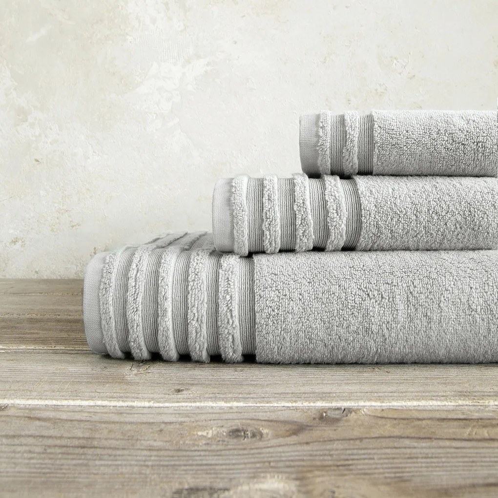 Πετσέτα Προσώπου (50x100) Nima Bath Vista AW2024 700gsm Γκρι