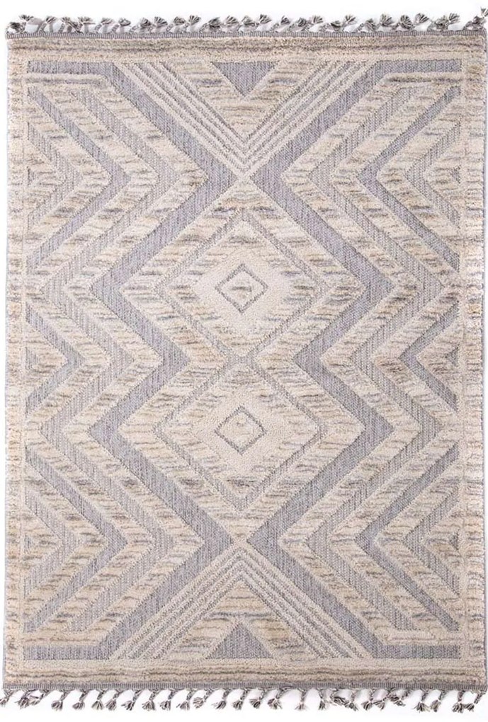 Xαλί La Casa 723A White-Light Grey Royal Carpet 133X190cm