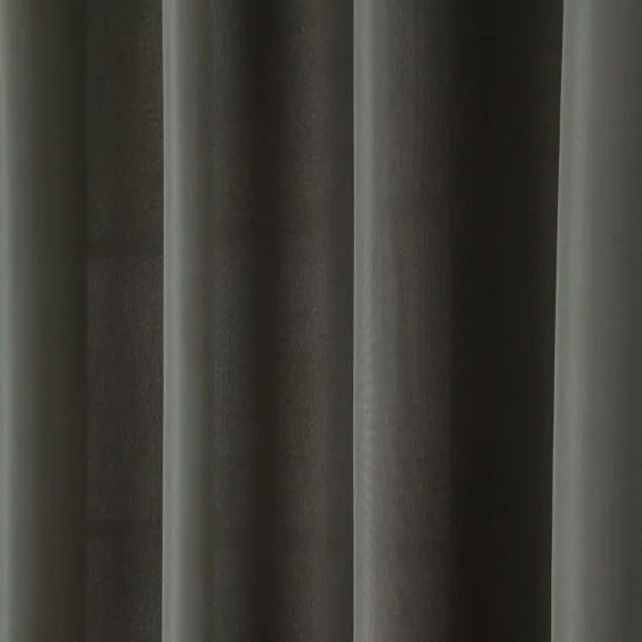 Beauty Home Κουρτίνα μεσαίας σκίασης με 8 μεταλλικούς κρίκους Effect Art 8443 140x270 Ανθρακί