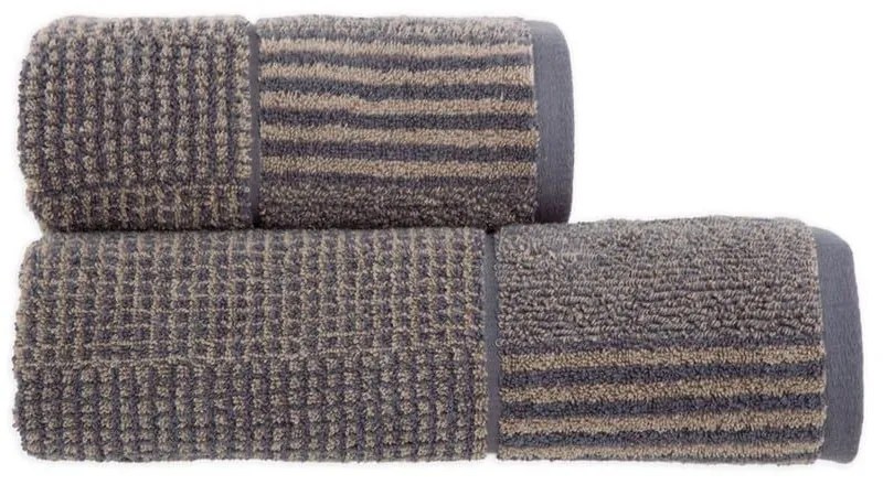 Πετσέτα Easton Anthracite Nef-Nef Σώματος 70x140cm 100% Cotton
