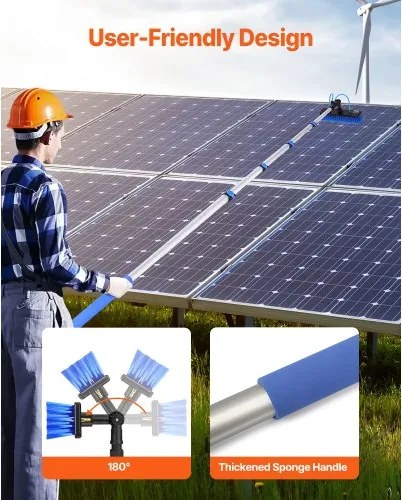 VEVOR Water Fed Pole Kit 9m Solar Panel Cleaning Pole with Extendable Handle