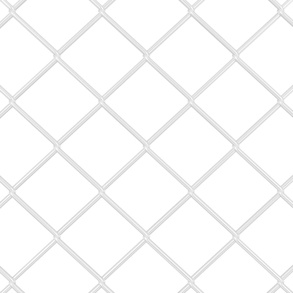 vidaXL Φράχτης Ασημί 10 x 0.4 m Γαλβανισμένος χάλυβας