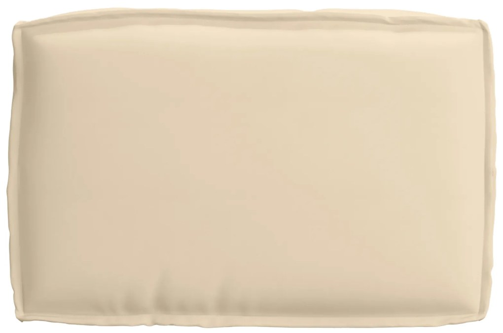 vidaXL Μαξιλάρι Παλέτας για Καθίσμα Μπεζ 60x40x8 εκ. Oxford Fabric