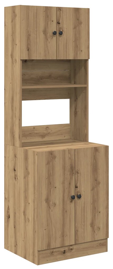 vidaXL Ντουλάπι Κουζίνας  από Ξύλο Δρυός 60x50x180 εκ. Κατασκευασμένο από Ξύλο.