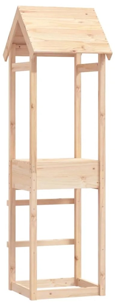 vidaXL Πύργος Παιχνιδιού 53 x 46,5 x 194 εκ. από Μασίφ Ξύλο Πεύκου
