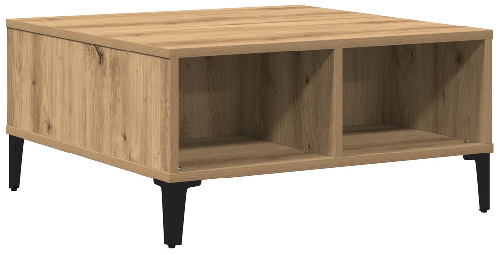 vidaXL Τραπέζι Σαλονιού Artisan Oak 60x60x30 εκ Επεξεργασμένο Ξύλο