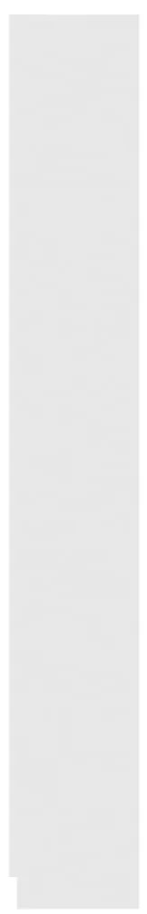 vidaXL Βιβλιοθήκη με 5 Ράφια Λευκή 60 x 24 x 175 εκ. από Επεξ. Ξύλο
