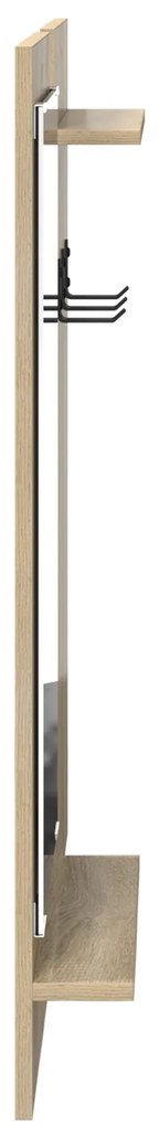 vidaXL Τοίχου Κρεμάστρα Sonoma Oak 70 x 10 x 90 εκ. Επεξεργασμένο ξύλο