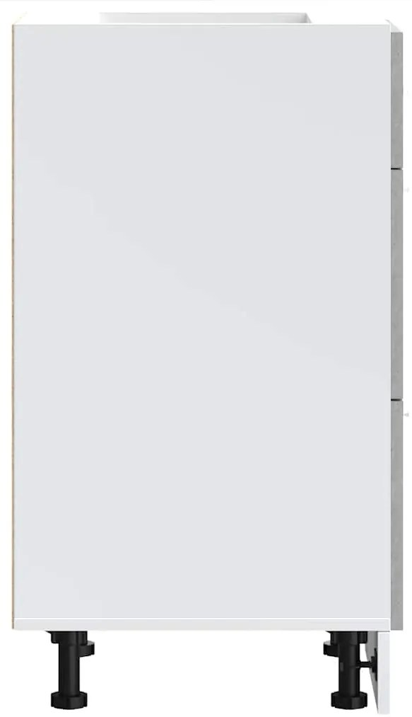 κάτω ντουλάπι σκυρόδεμα γκρι 40x46x81,5 cm - Γκρι