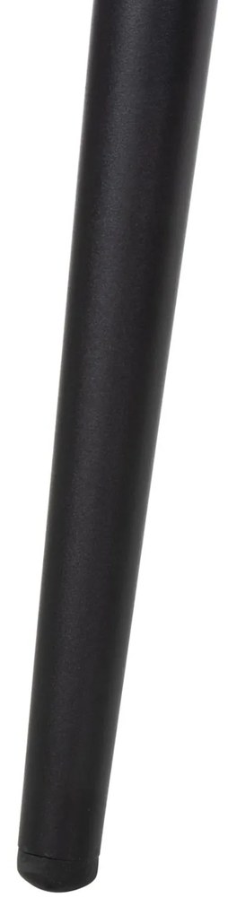 Καρέκλα EULO C6049.02 Αλουμινίου Μαύρο με Συνθετικό Rattan Μπέζ 49x60x78Υ εκ. 49x60x78 εκ.