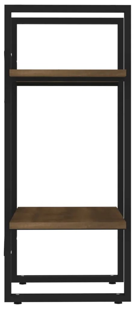 vidaXL Βιβλιοθήκη με 2 Ράφια Καφέ Δρυς 40x30x70 εκ. Επεξεργ. Ξύλο