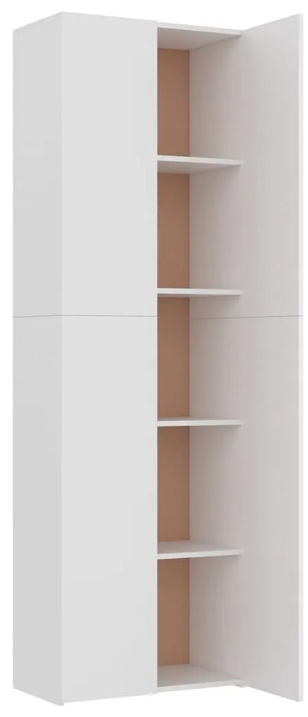 vidaXL Ντουλάπα Γραφείου Λευκή 60 x 32 x 190 εκ. από Επεξ. Ξύλο