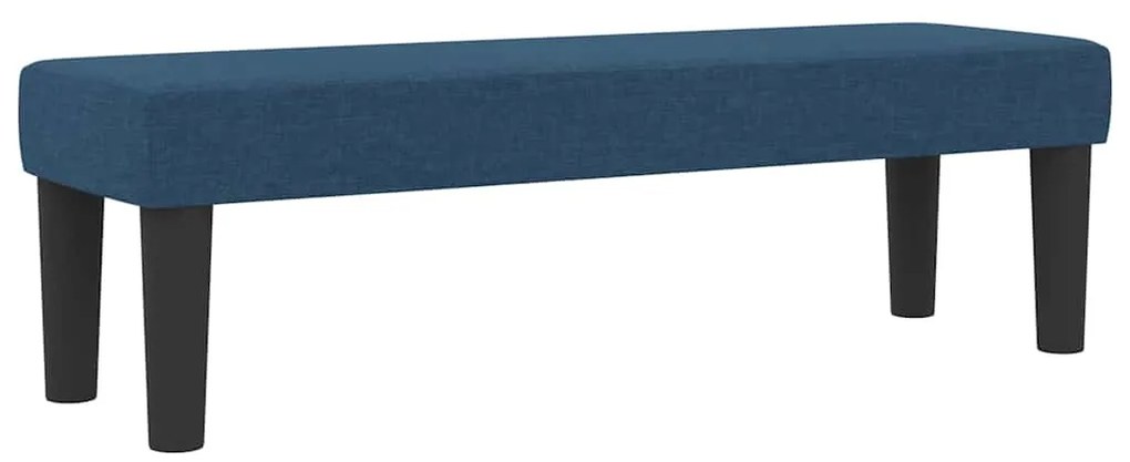 vidaXL Κρεβάτι με ελατήρια με στρώμα Μπλε 120 x 200 cm ύφασμα