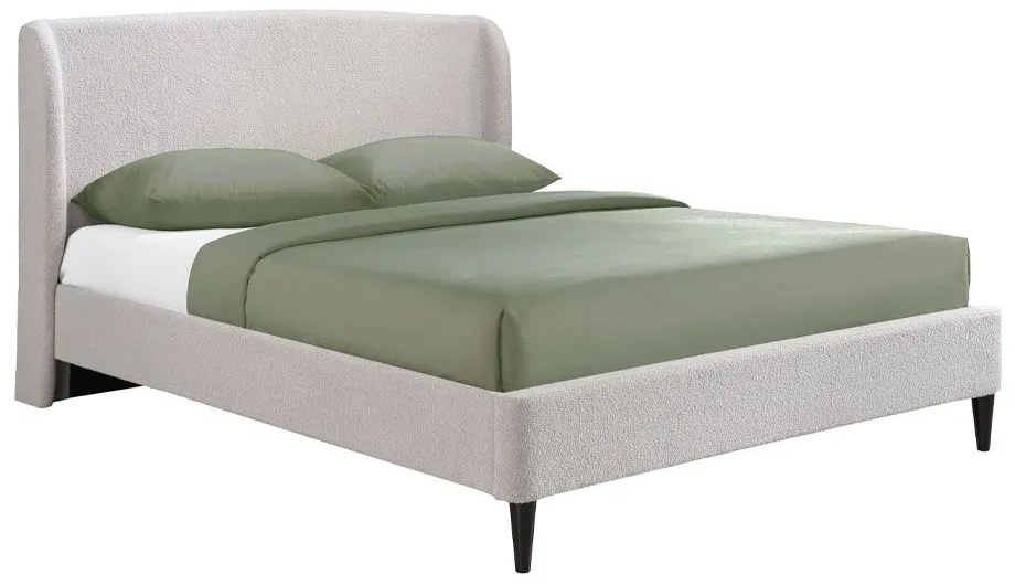 ΚΡΕΒΑΤΙ TEDDY (ΓΙΑ ΣΤΡΩΜΑ 160x200cm) ΓΚΡΙ ΑΝΟΙΧΤΟ 221x171.5x111