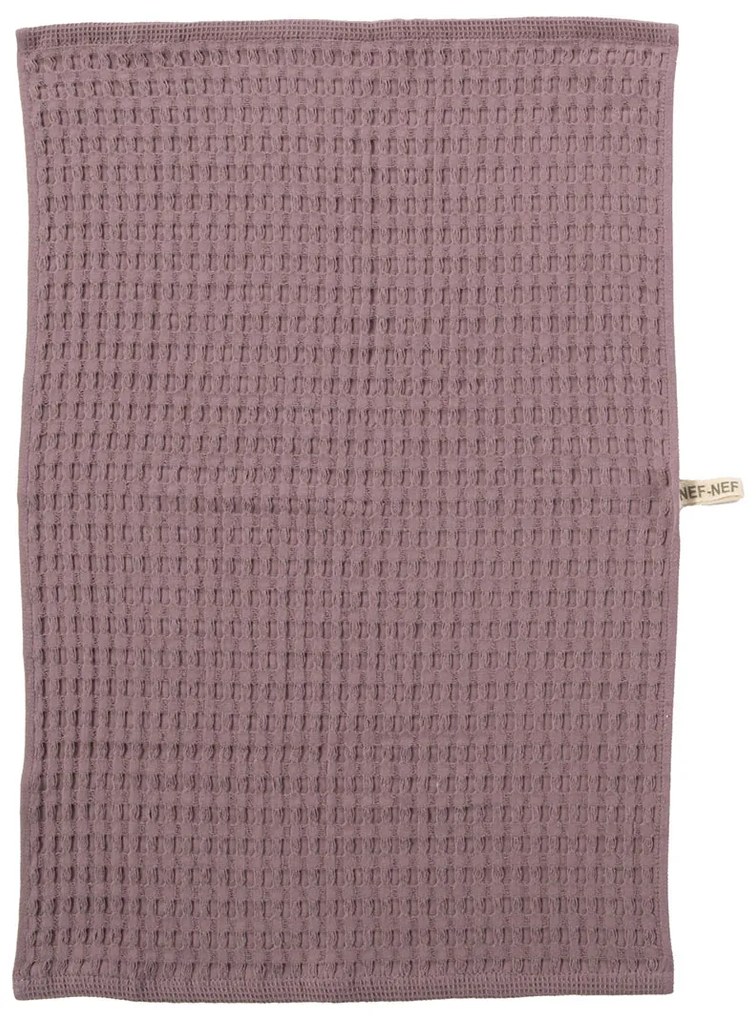Ποτηρόπανο Πικέ (45x68) Nef-Nef Homeware Wafflow Λιλά