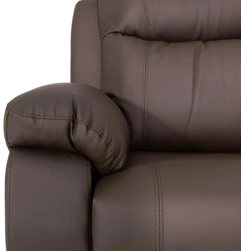 Πολυθρόνα Relax Chicago 1122 Fylliana Γκρί Τεχνόδερμα 97x90x100 εκ. 97x90x100 εκ.