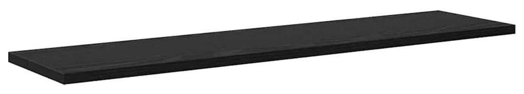 vidaXL Ράφι Βιβλίων 4 pcs Μαύρο 80 x 20 x 1,5 cm Επεξεργασμένο ξύλο