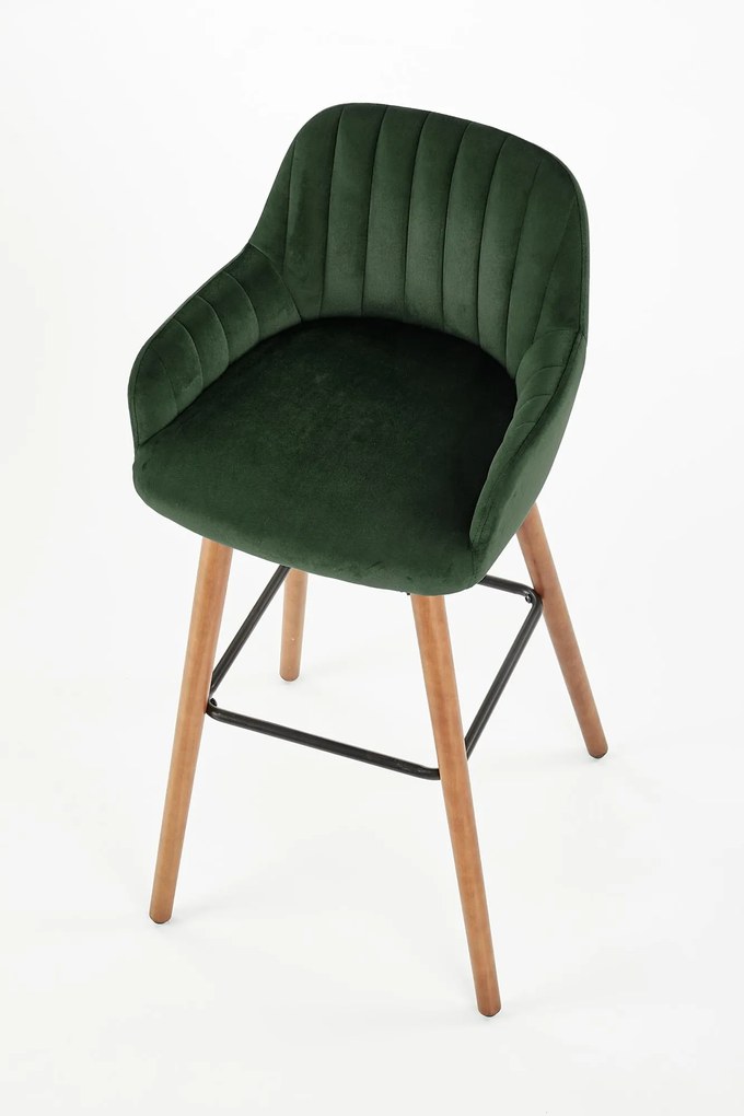 H93 bar stool, color: dark green DIOMMI V-CH-H/93-C.ZIELONY