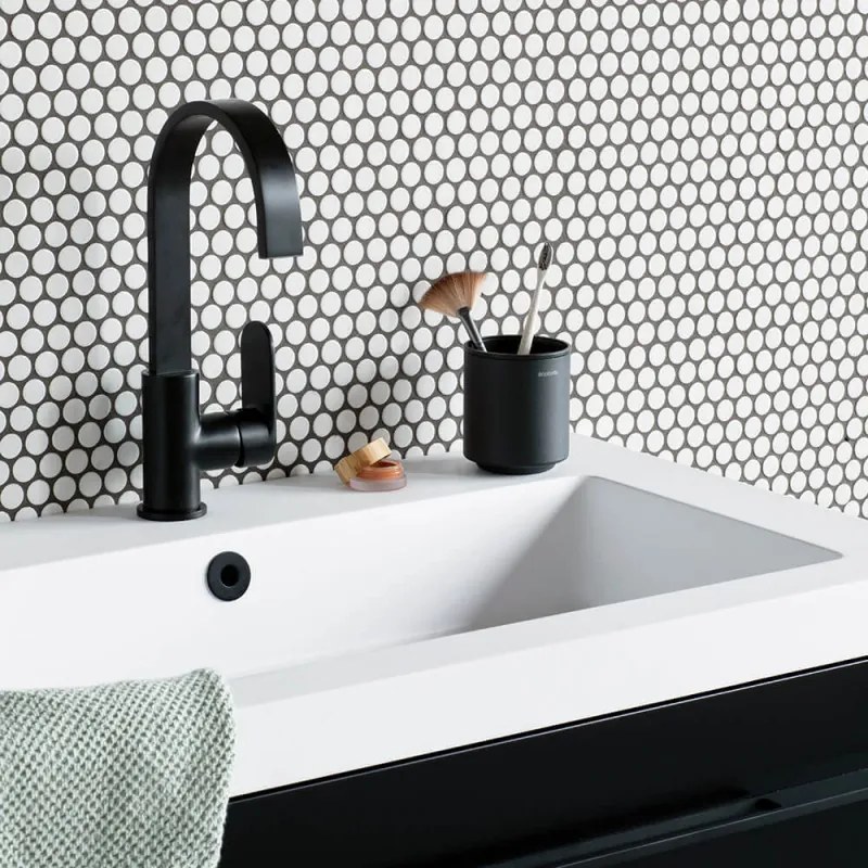 Brabantia MindSet υποδοχή οδοντόβουρτσας 1005684, Εύκολος καθαρισμός, Μεγάλο άνοιγμα, Ορυκτή επίστρωση, Σκούρο γκρι