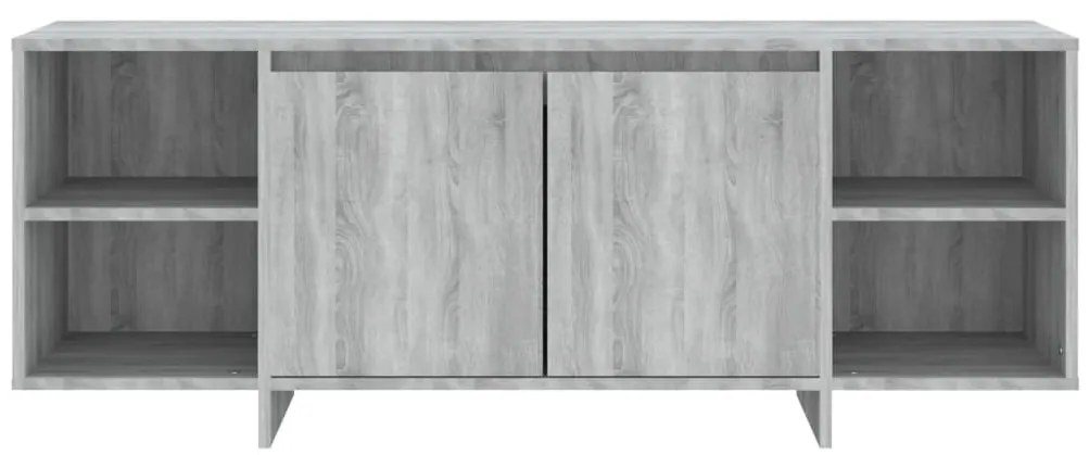 vidaXL Έπιπλο Τηλεόρασης Γκρι Sonoma 130x35x50 εκ. από Μοριοσανίδα