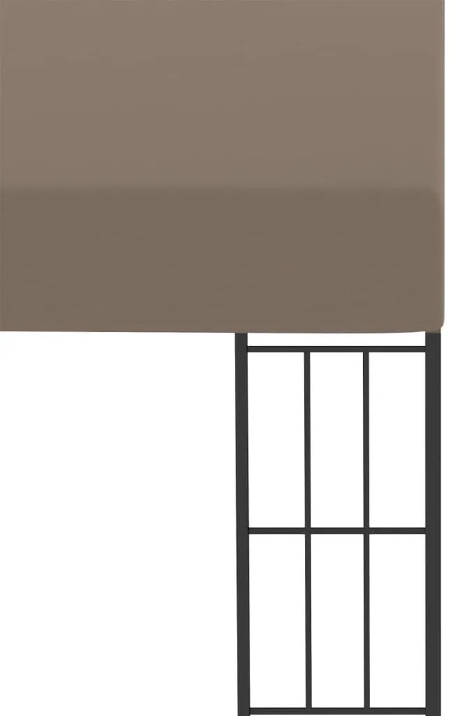 Κιόσκι Επιτοίχιο Taupe 4 x 3 μ. Υφασμάτινο - Μπεζ-Γκρι