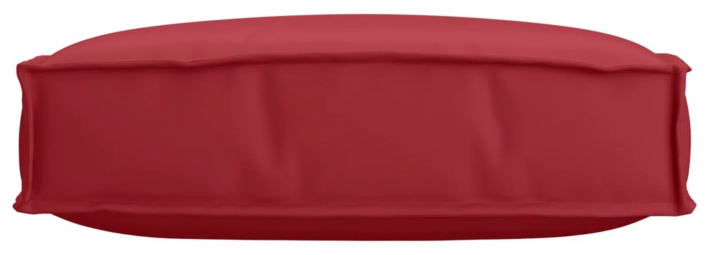 vidaXL Μαξιλάρι Παλέτας για Καθιστικό Μπορντό 60x60x12 εκ. Υφασμάτινο