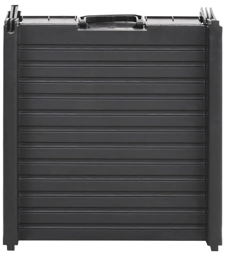 vidaXL Ράμπα Σκύλου Πτυσσόμενη Μαύρη 153 x 40 x 12,5 εκ. από Πλαστικό