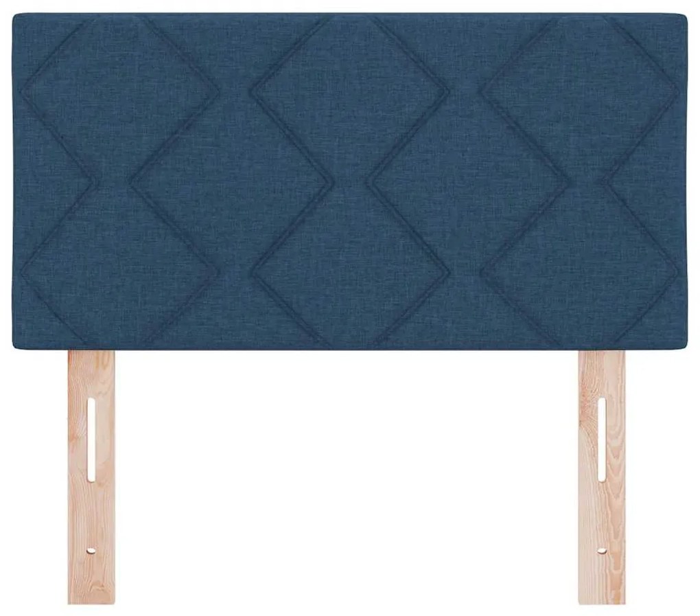 vidaXL Υφασμάτινο Κεφαλάρι Geometric με κεφαλάρι Μπλε 80 cm ύφασμα