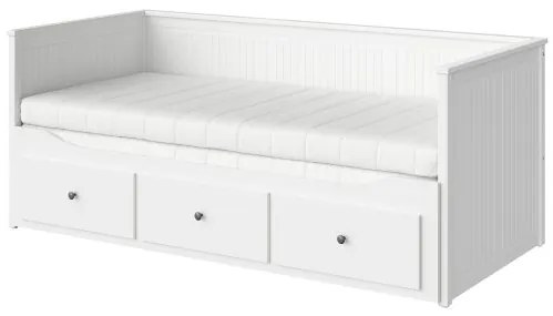 HEMNES κρεβάτι επισκέπτη day bed 3 συρτάρια/2 στρώματα, 80x200 cm 995.214.97