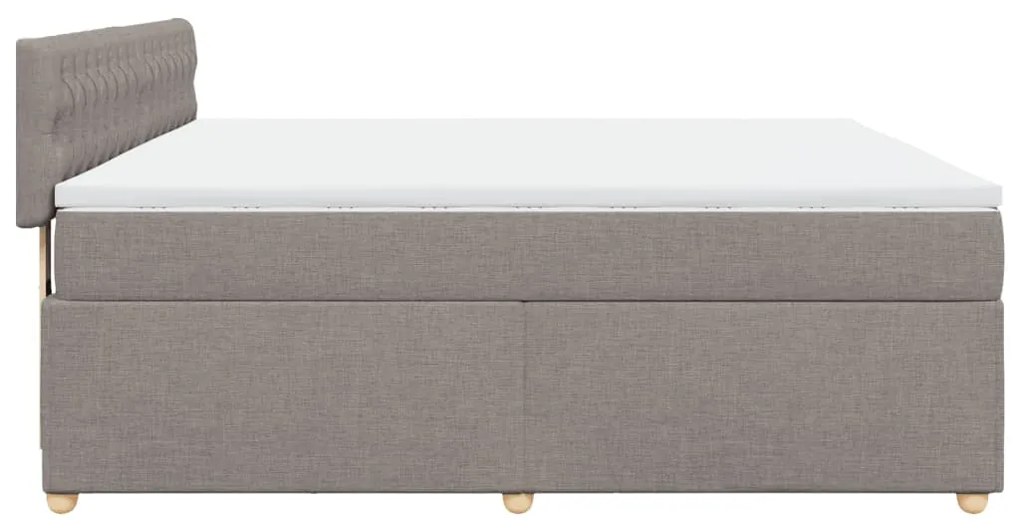 ΚΡΕΒΑΤΙ BOXSPRING ΜΕ ΣΤΡΩΜΑ TAUPE 180X200 ΕΚ. ΥΦΑΣΜΑΤΙΝΟ 3289070