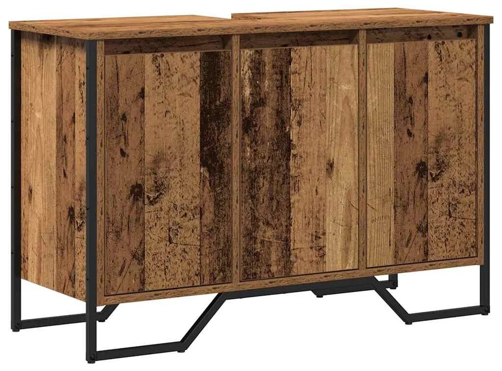 vidaXL Ντουλάπι Λεκάνης Παλιό Ξύλο 91 x 35 x 60 εκ Επεξεργασμένο ξύλο