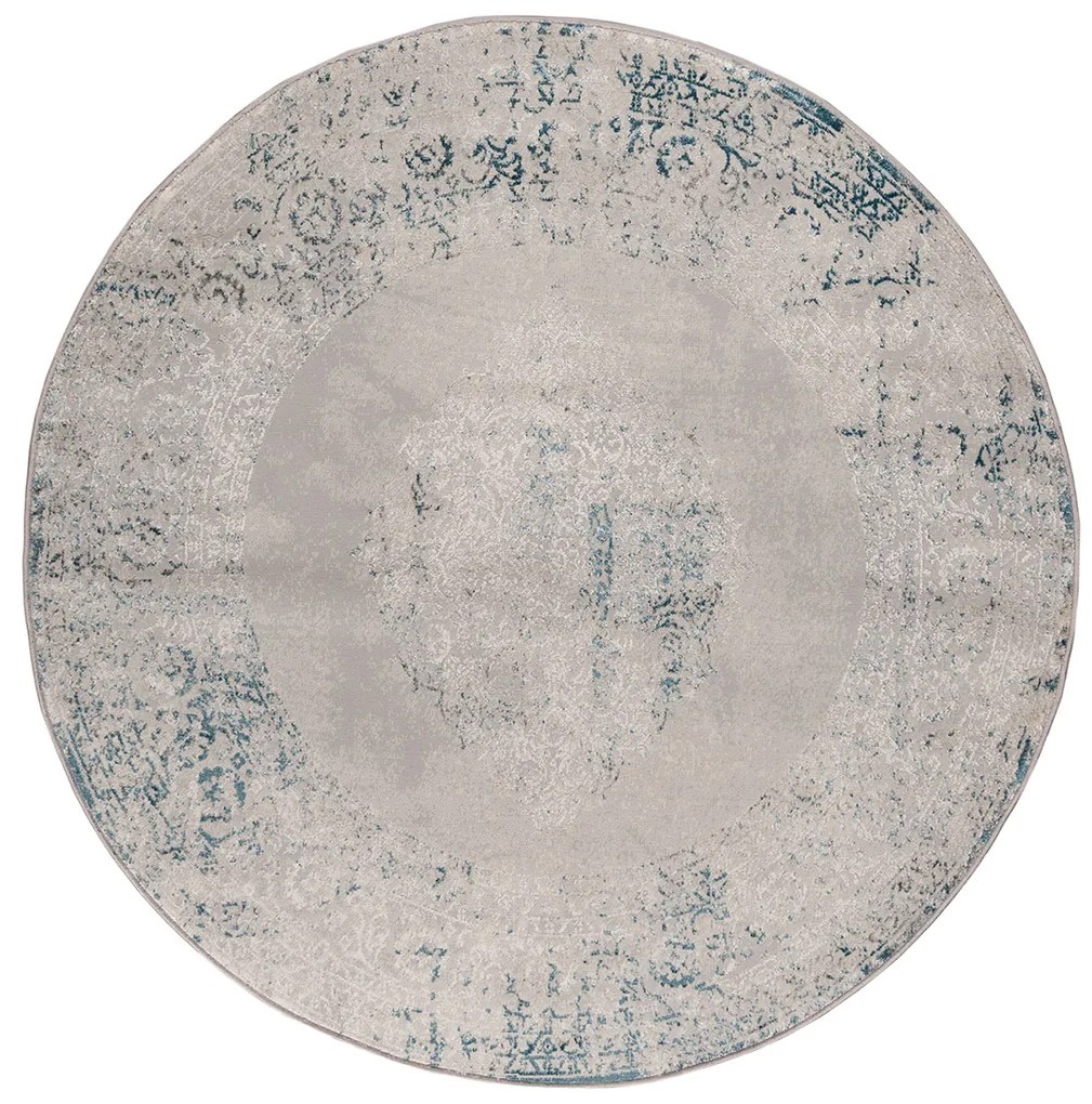 Στρογγυλό Χαλί All Season (Φ160) Βιοκαρπέτ Gossip 6185A Blue