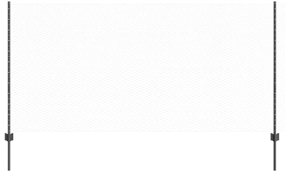 vidaXL Τεντώτο με στήριγμα Γκρι 1,2 x 25 m Ατσάλι