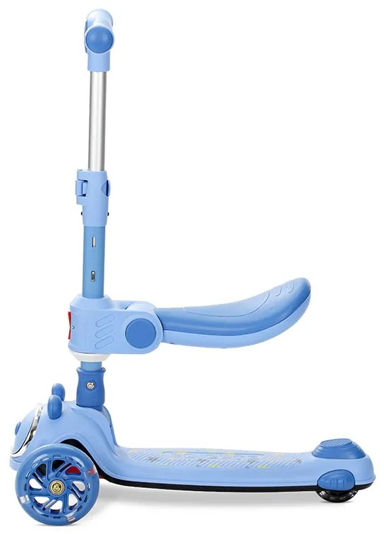 Πατίνι Scooter Swiftie Τρίτροχο Αναδιπλούμενο με Κάθισμα  Blue  10390220004 Lorelli