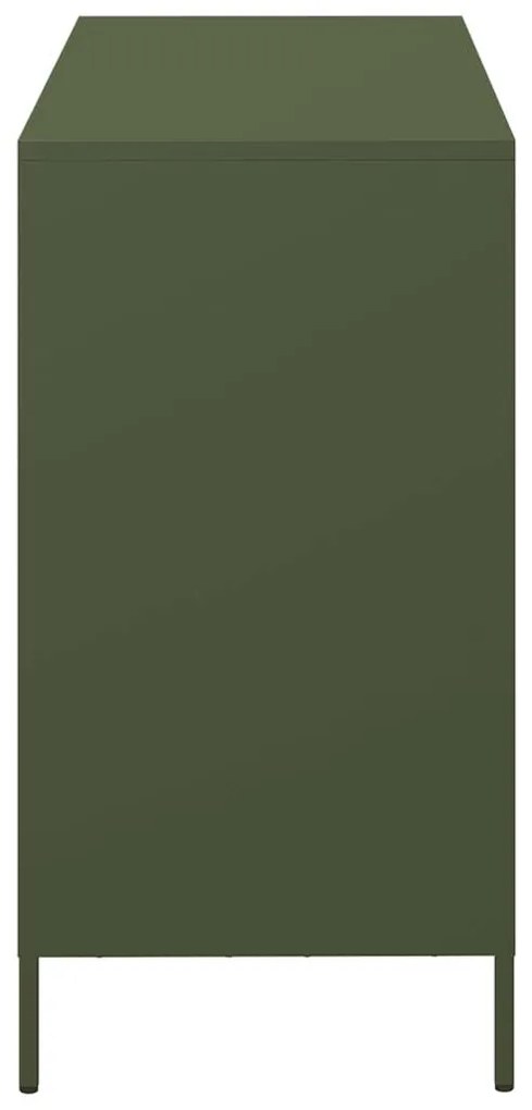 Ντουλάπι Λαδί 101,5x39x73,5 εκ. από Χάλυβα Ψυχρής Έλασης 851368