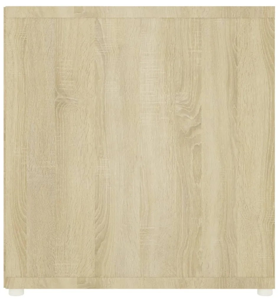 vidaXL Έπιπλα Τηλεόρασης 2 Τεμ Sonoma Δρυς 107 x 35 x 37εκ Επεξ. Ξύλο