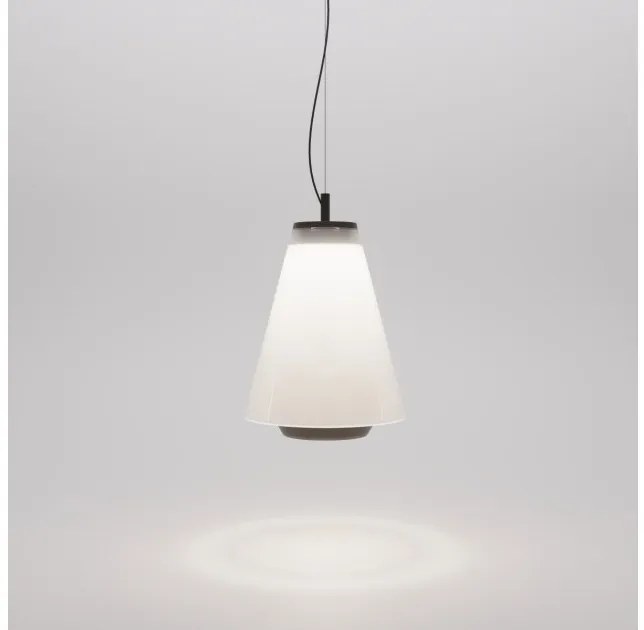 Κρεμαστό Φωτιστικό Οροφής LED 6,3W 1xGU10 Γυαλί Μέταλλο Μαύρο Shuttle S3 Prandina-1D06200113501-Λευκό 1D06200113501