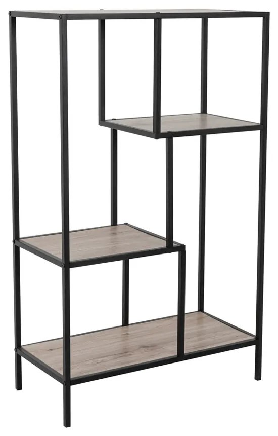 Liberta PLEGMA ΒΙΒΛΙΟΘΗΚΗ SONOMA ΜΑΥΡΟ 69x33xH113,5cm 69x33xH113,5cm 28-0183