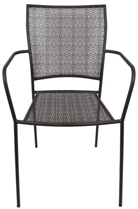Καρέκλα 88801 Fylliana Μεταλλική Καφέ 56x56x89 εκ. 56x56x89 εκ.