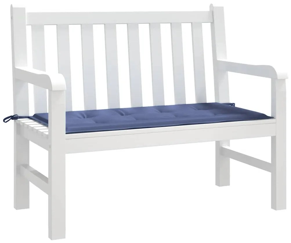 vidaXL αξιλάρι Πάγκου Κήπου Ναυτικό Μπλε 120x50x4 εκ. Ύφασμα Oxford