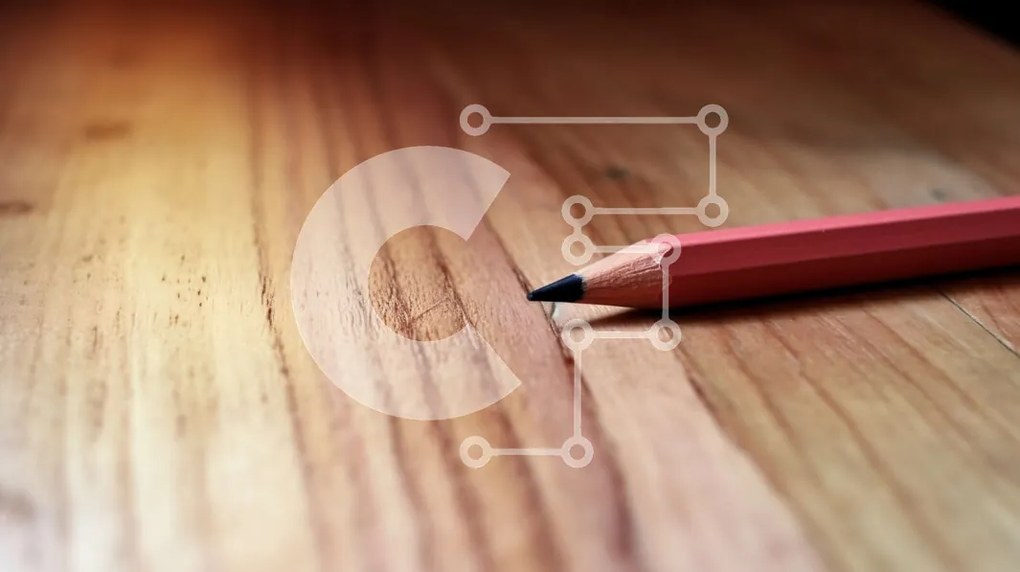 Intra Συλλεκτικό Ξύλινο Παζλ Plywood  4mm - Κόκκινο μολύβι σε ξύλινο τραπέζι Σε Ξύλινο Κουτί - Διαστάσεις: 10x10 cm – 25 κομμάτια