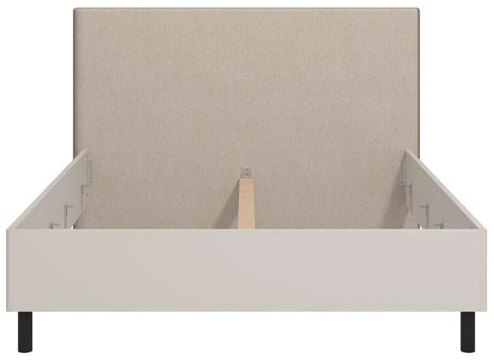 Επενδυμένο Κρεβάτι SERDICA 180 Διπλό Cashmere με Μπέζ Ύφασμα 180x200εκ. 211x214x115 εκ.