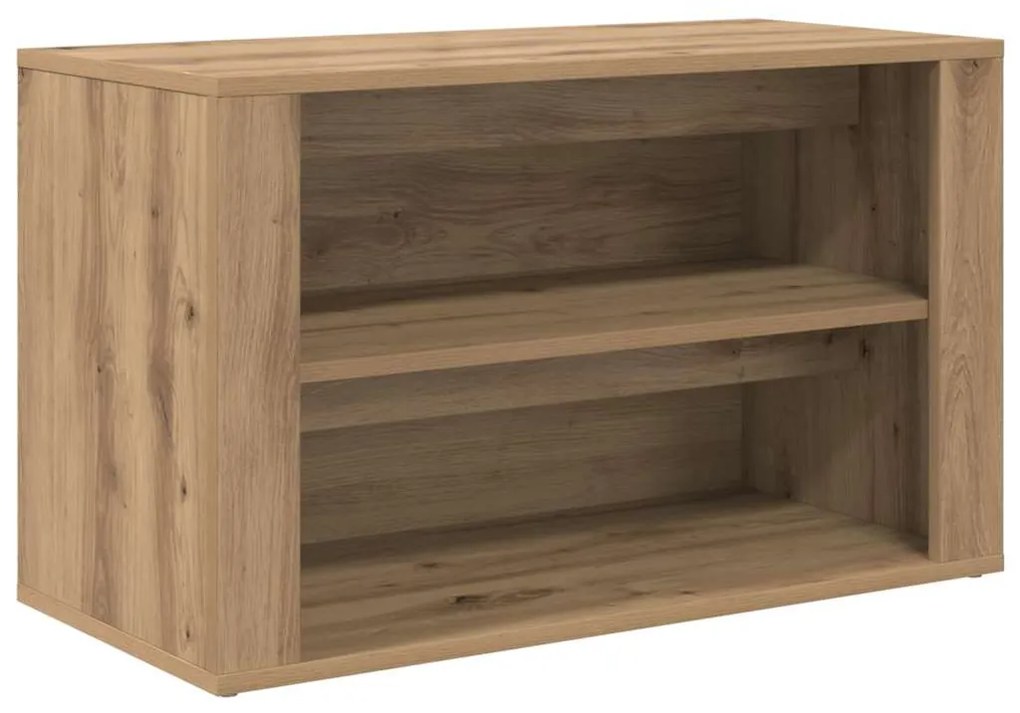 vidaXL Ράφι Παπουτσιών με ράφι artisan δρυς 75 x 35 x 45 εκ.