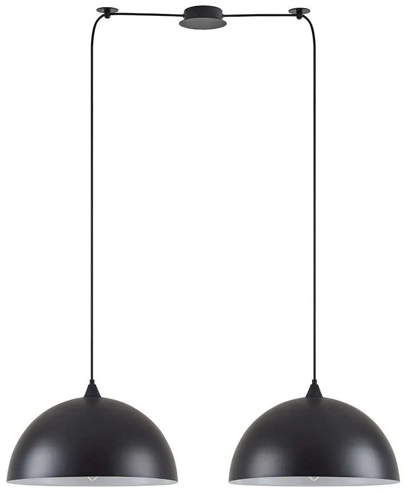 Φωτιστικό Οροφής Adept 77-8720 100x40x300cm 2xE27 60W Black Homelighting