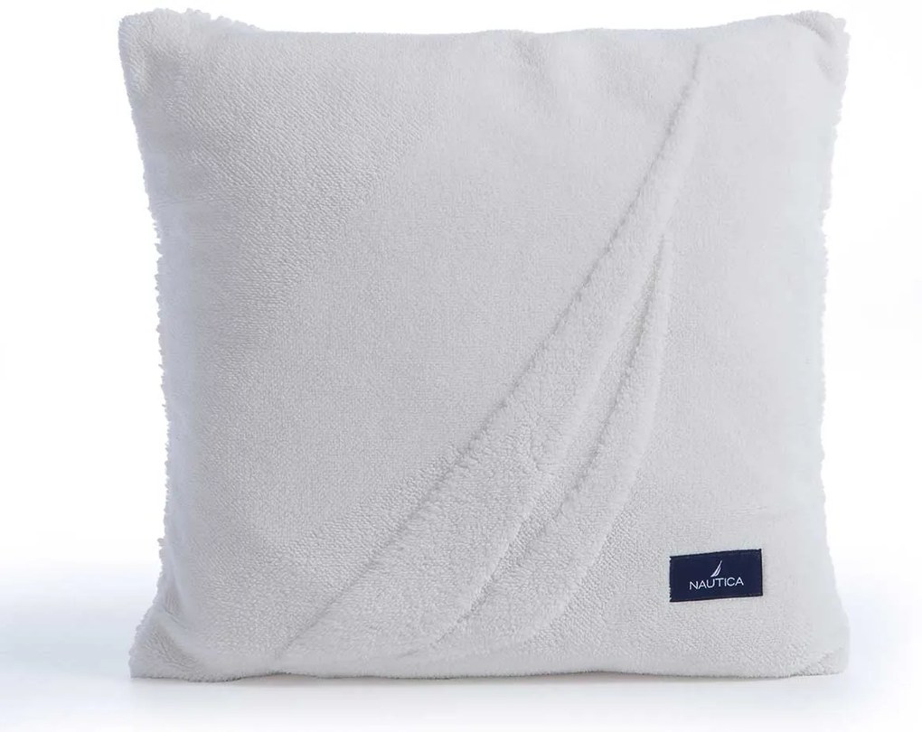 Διακοσμητικό Μαξιλάρι Fleece 2 Όψεων (45x45) Nautica By Nef-Nef Homeware Nau Coast Ecru
