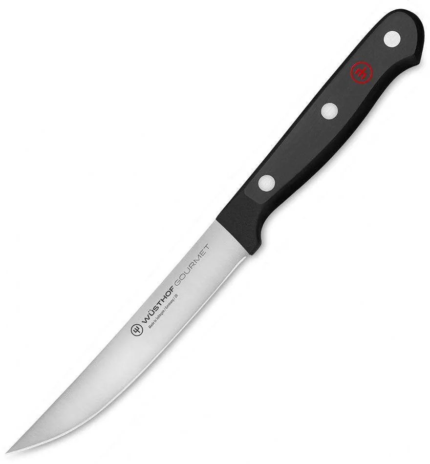 Μαχαίρι Φαγητού Steak Gourmet 1035046412 12cm Black Wusthof Ανοξείδωτο Ατσάλι