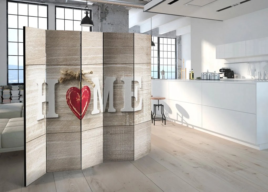 Διαχωριστικό με 5 τμήματα - Room divider - Home and red heart 225x172