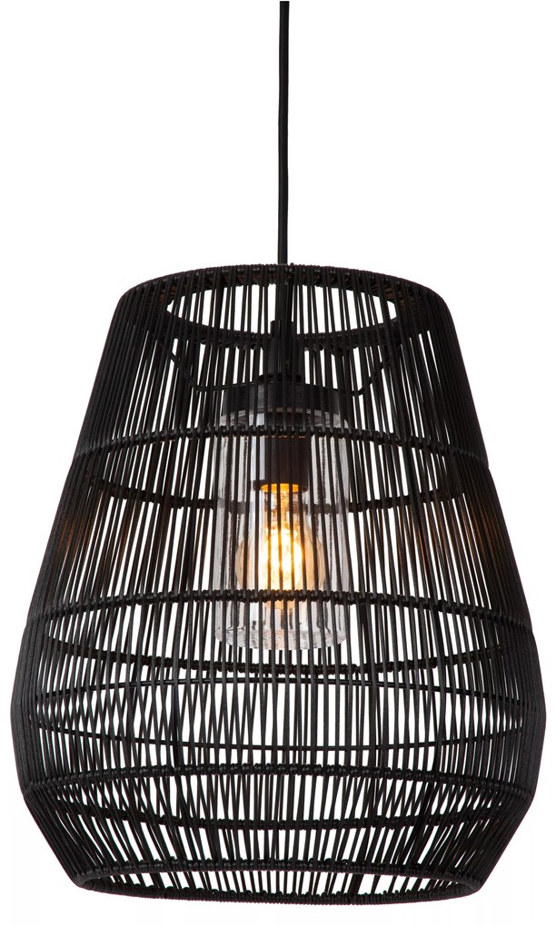 Φωτιστικό Κρεμαστό Lucide 03844-01-30 NERIDA Μαύρο Ματ (Black Mat)